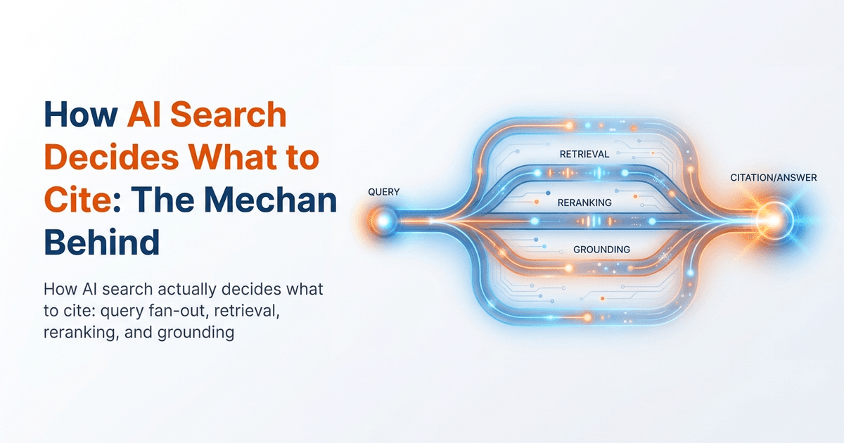 How AI Search Decides What to Cite: The Mechanism Behind AI Answers